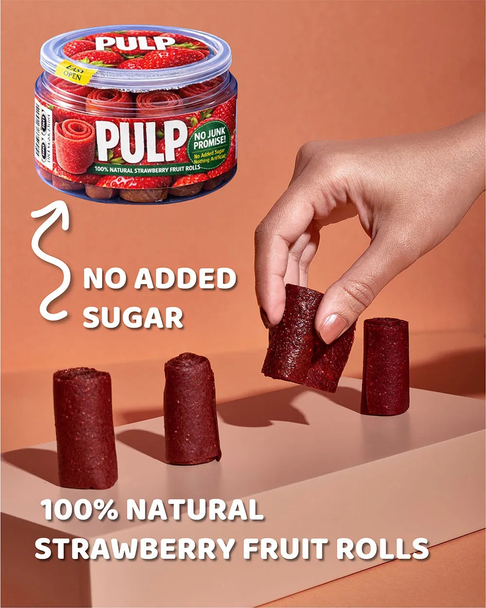 PULP — 100% Natural Fruit Rolls